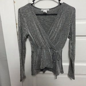 😻 Bundle 5 for $30 😻 Striped Peplum Blouse